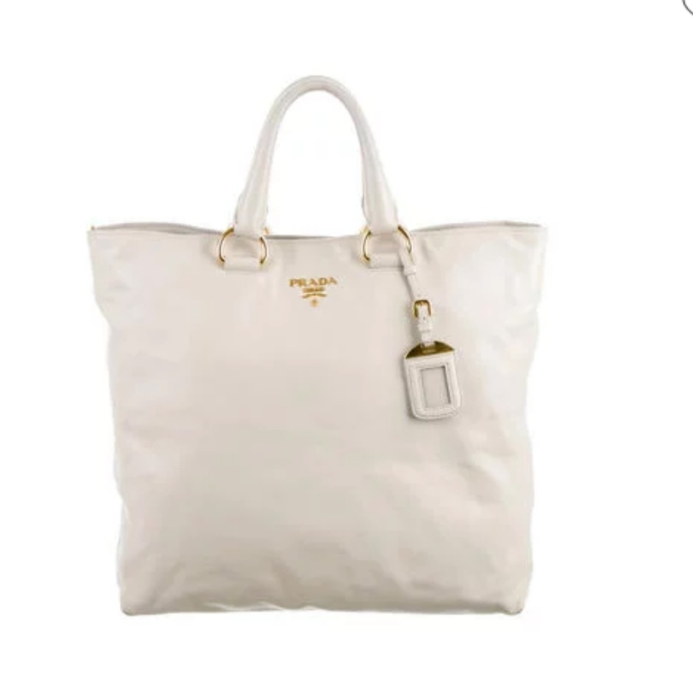 Prada White Tote Bag - Picture 2 of 11